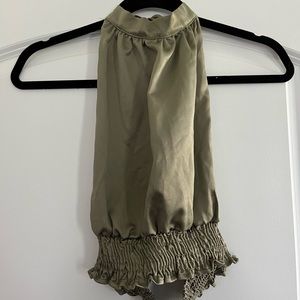 Brandy Melville Open Back High Neck